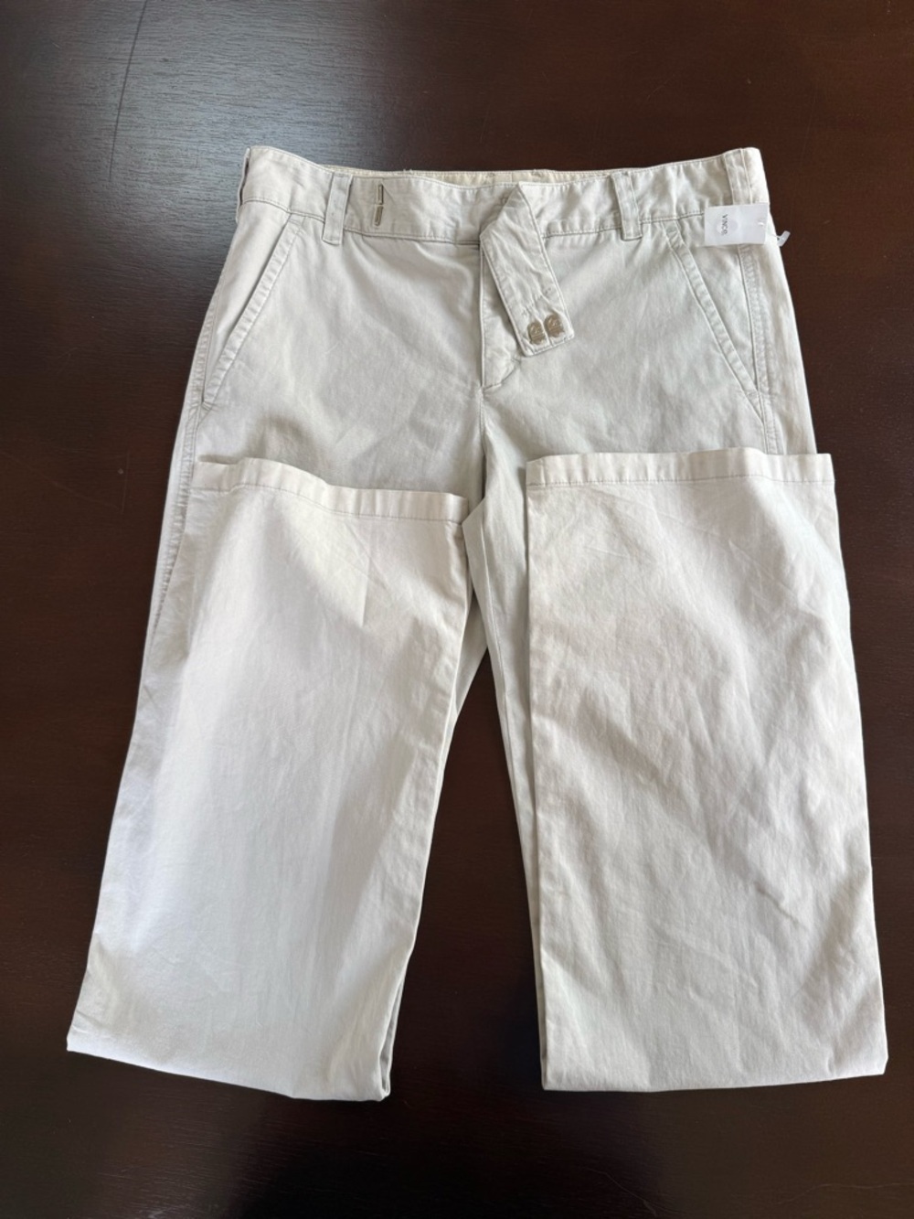 Vince Light Gray Straight-Leg Chinos - Picture 2 of 5